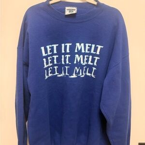 Lee Blue Crewneck Sweater with Graphic
